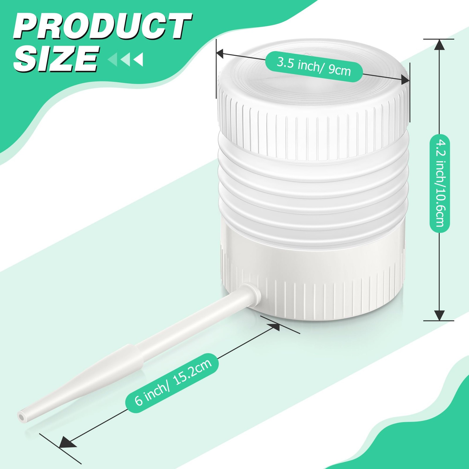 1 Pack Diatomaceous Earth Powder Duster, 6 Inch Refillable Handheld Dust Appl... gallery