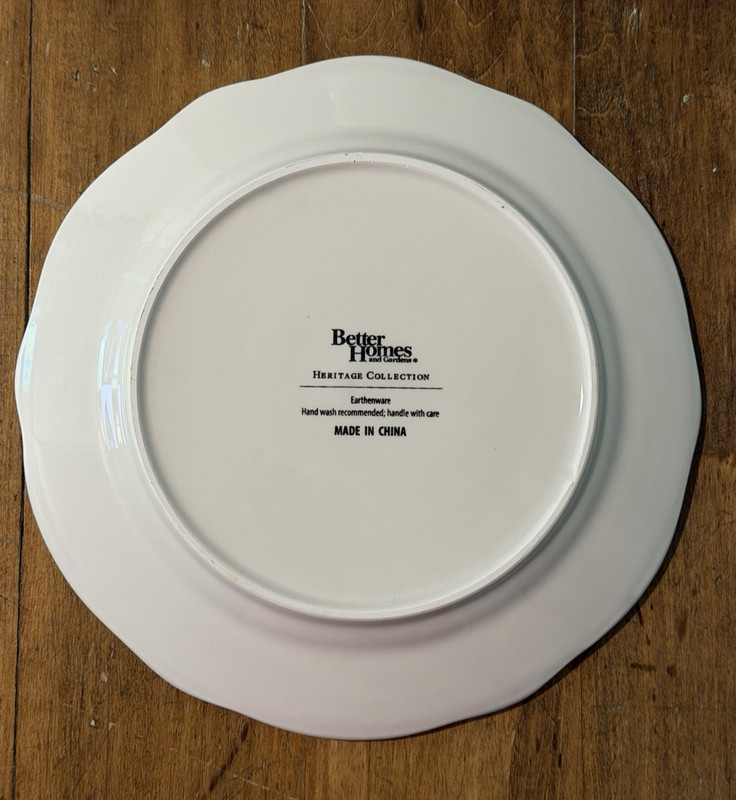 2 Better Homes & Gardens Deer & Cardinal Salad Plates Heritage Winter Forest gallery