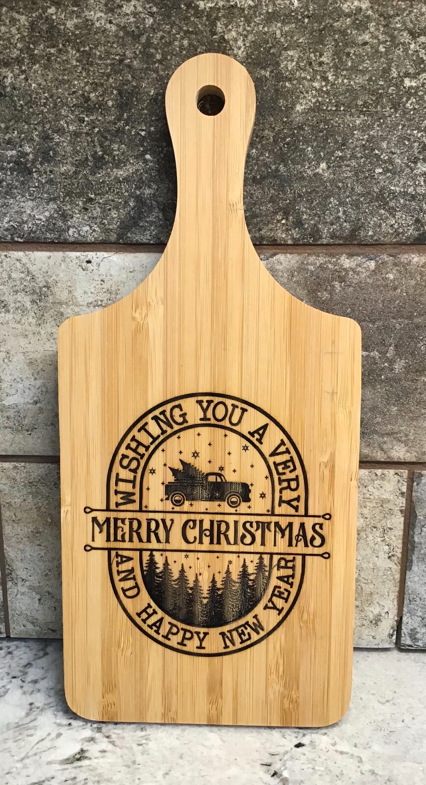 Christmas Cutting Board Laser Engraved & Food Safe gallery