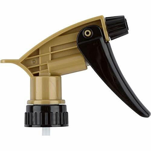 ComfortAxis Acid Resistant Trigger Sprayer Black/Gold 9-1/4" Dip Tube 28mm 6Pack gallery