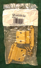 AMEROCK Bright Brass Non Self Closing Cabinet Door Hinges 3417-3 – NOS