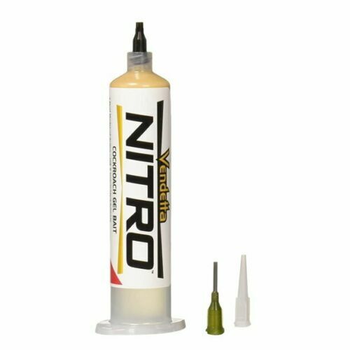 Nitro Vendetta Roach Cockroach Killer Gel Bait w/ IGR 4 Tubes+1 Plunger & 2 Tips gallery
