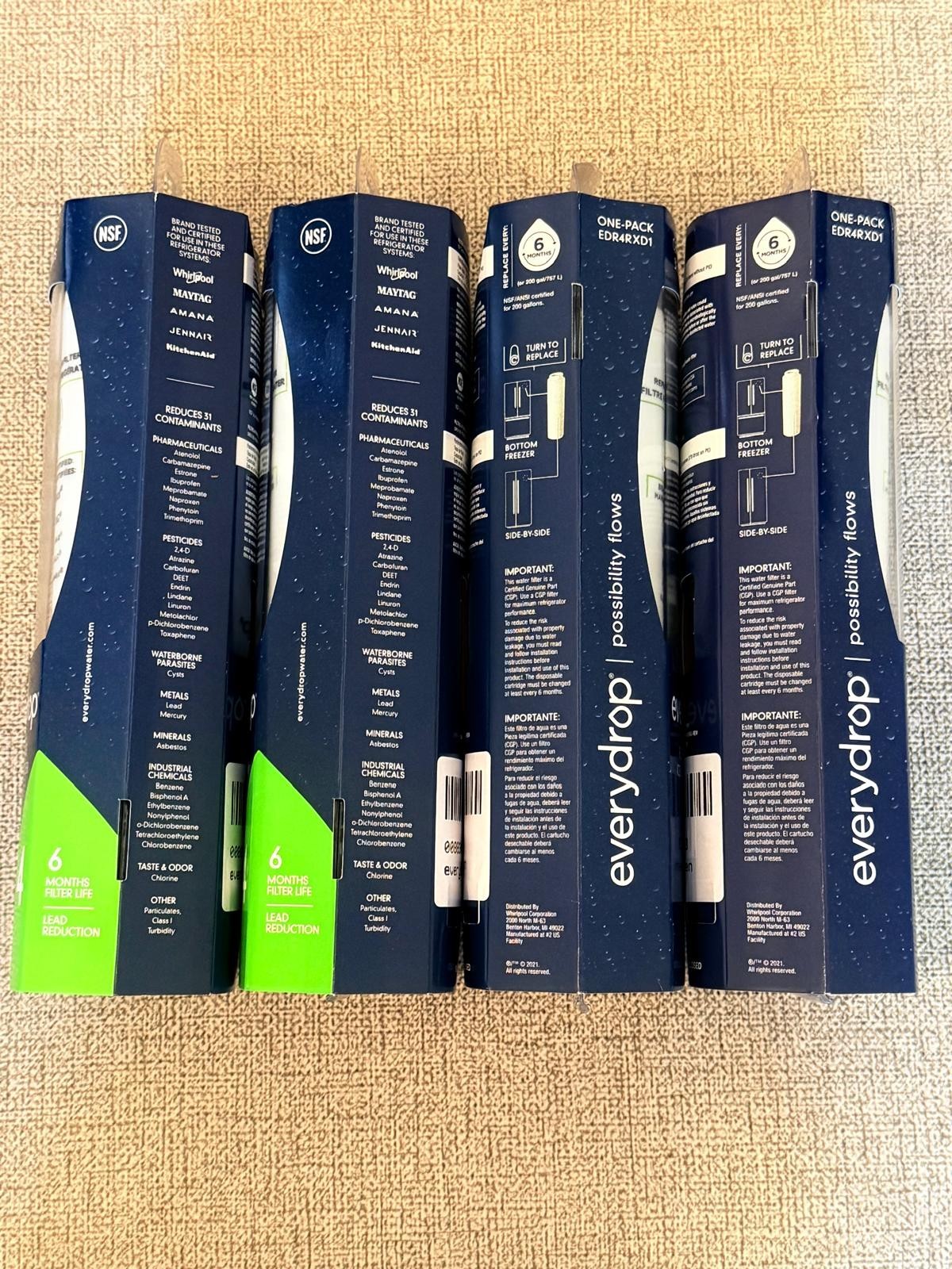 EveryDrop Filter 4 Refrigerator Ice & Water Filter EDR4RXD1 Whirlpool Maytag Ama gallery