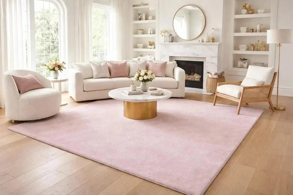 Luxury Hand Tufted Wool Area Rug Thick Cut Pile Rug | Modern Living Room Carpet gallery