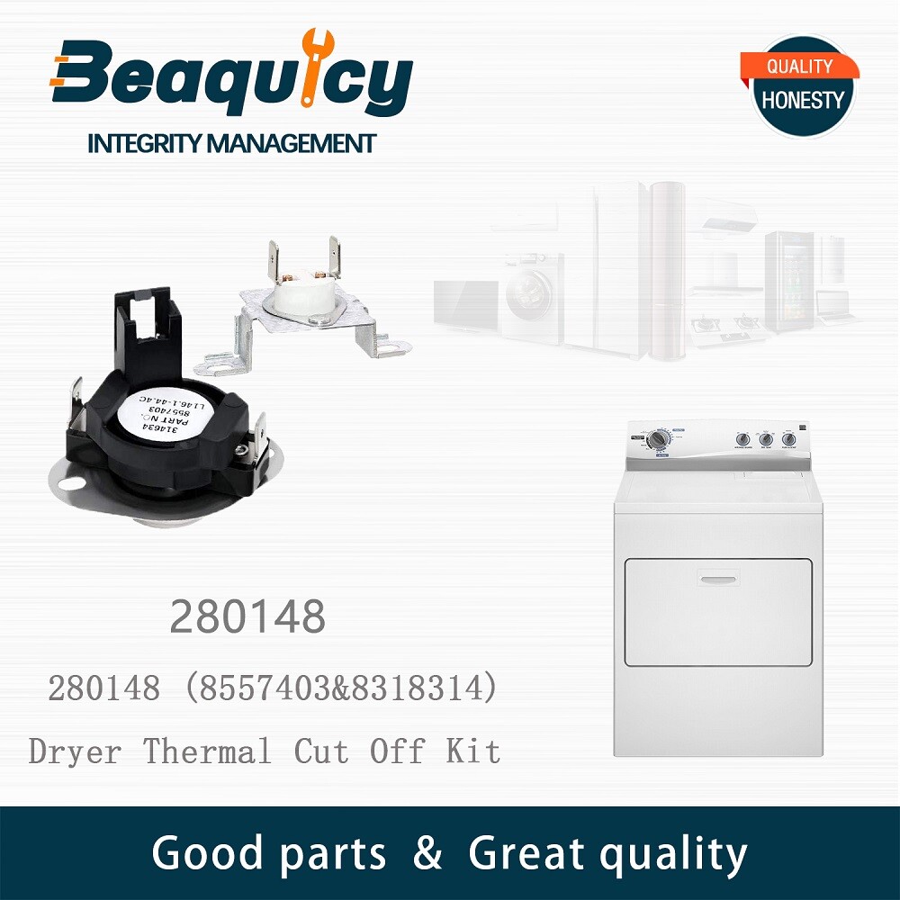 280148 Dryer Thermal Cut Off Kit for Amana, Kenmore & Whirlpool by Beaquicy gallery