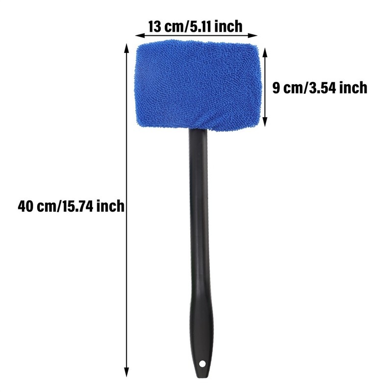 3 Pack Window Windshield Cleaning Tool Microfiber Car Wiper Cleaner Glass Brush gallery