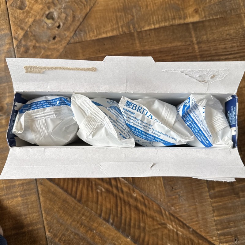 Brita Water Filter Replacement for Pitchers – 4 Count Pack Model 0B03 | New gallery