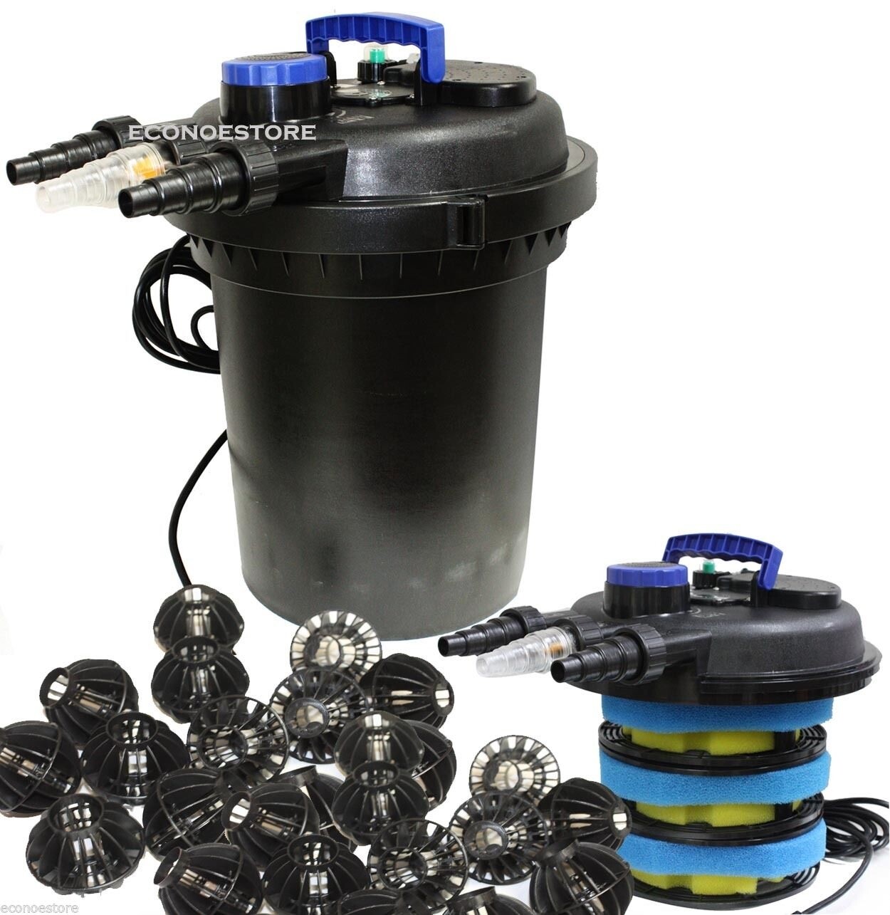 10000L koi Pond Pressurized Bio Filter & UV Sterilizer 4000G Filtration System gallery