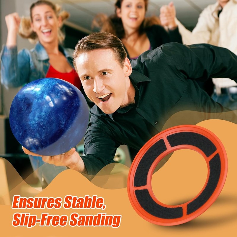 Universal Sanding Pad Holder for Bowling Balls, Precision Surface Maintenance To gallery