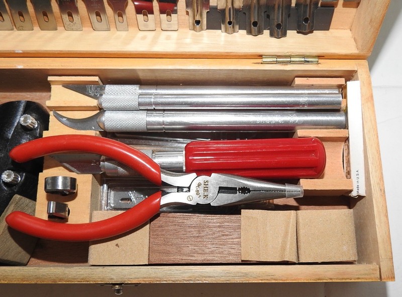 🎄🇺🇸XMAS SPECIAL $ALE-CUSTOMIZED VINTAGE X-ACTO #86 KIT 1970s +PLIERS+BONUS 🎄 gallery