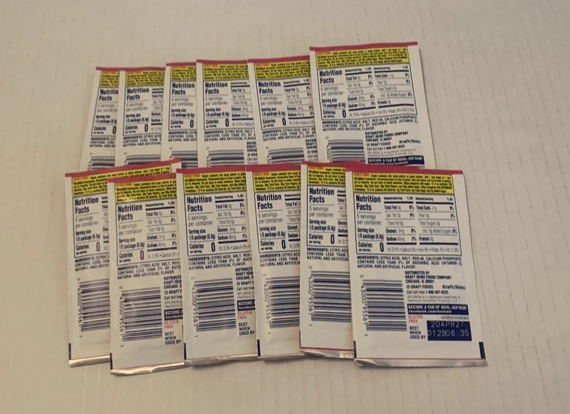 12x Packets Kool-Aid Strawberry Caffeine Free Soft Drink Mix 0.14oz gallery