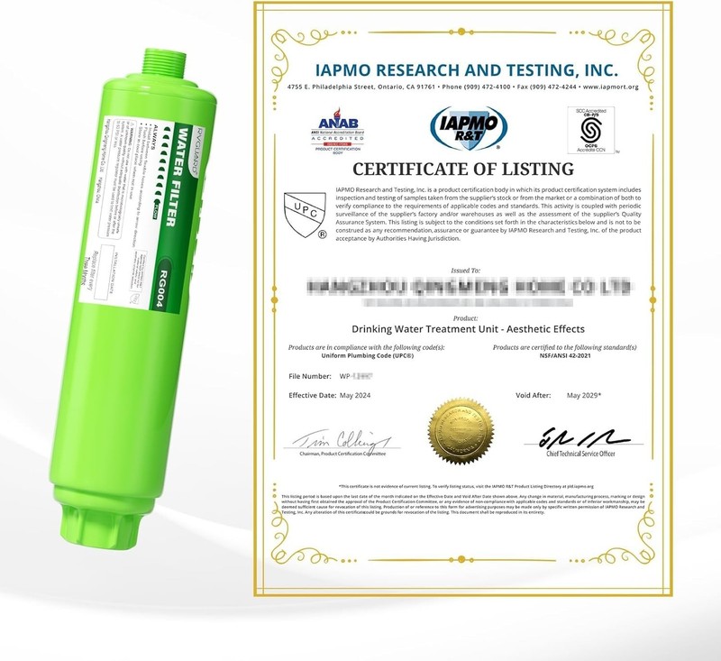 Versatile Inline Water Filter for RV & Marine - 4-Pack Carbon Filtration gallery