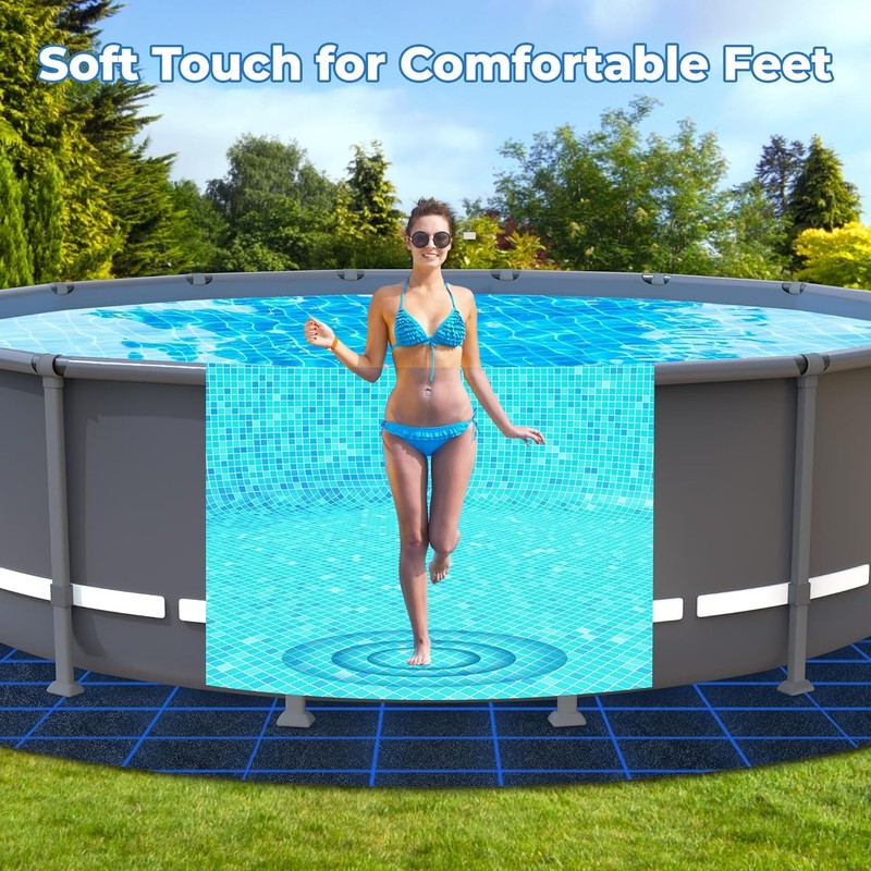 12' X 24' Rectangle Thicker Heavy Duty Pool Liner Pad for above Ground Pool, Poo gallery