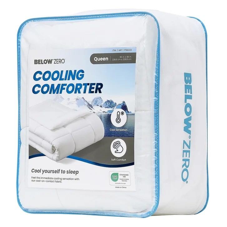 Below Zero Cooling Comforter, Hypoallergenic Down Alternative All Season Blanket gallery