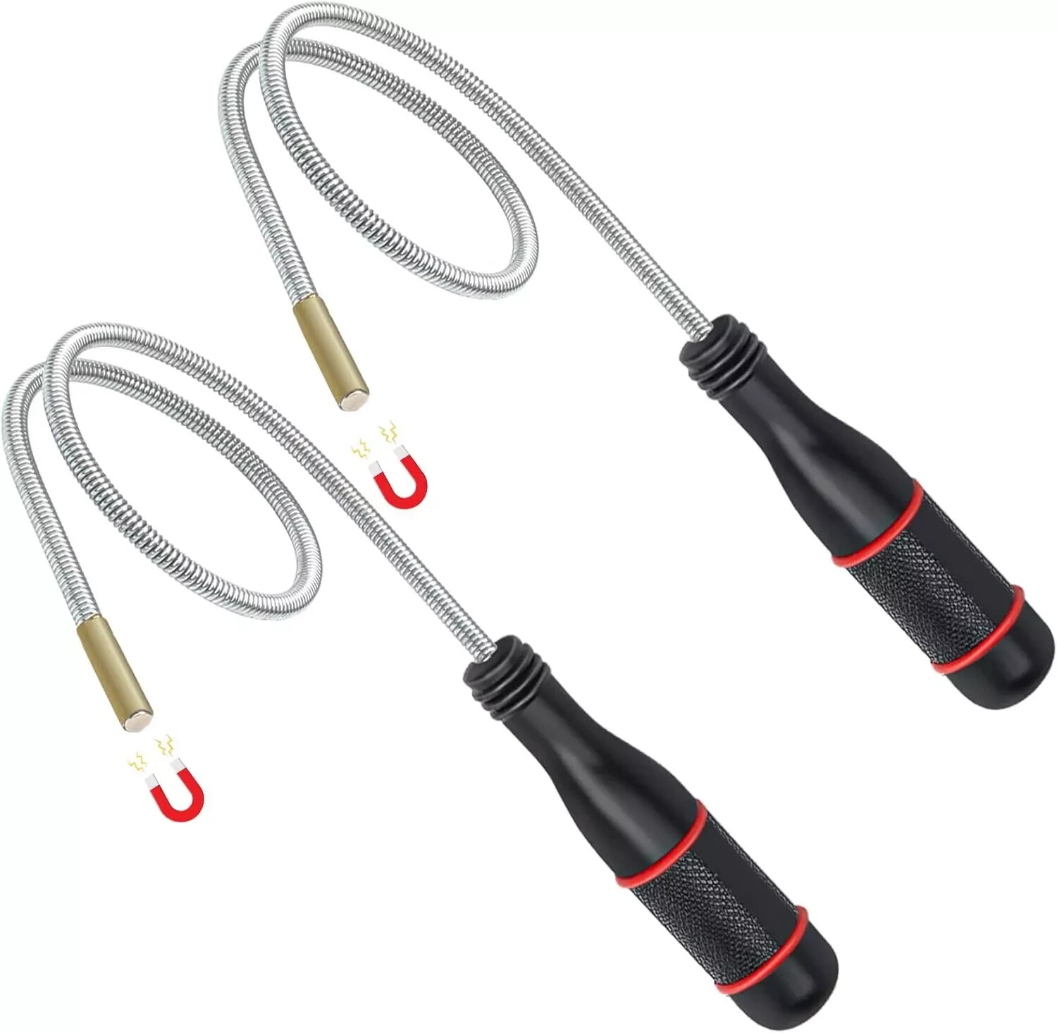 Magnetic Telescoping Pickup Rod Tool Flexible Grabber Stick Inspection Sweeper gallery