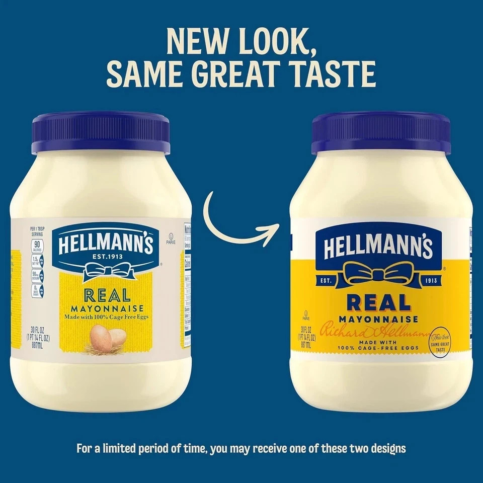 Hellmann’s Real Mayonnaise 30oz Creamy Spread Gluten Free Rich in Omega-3 ALA gallery