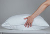 Standard Goose Feather Down Pillow 100% Soft Cotton Cover Bed Pillow Sleeping gallery