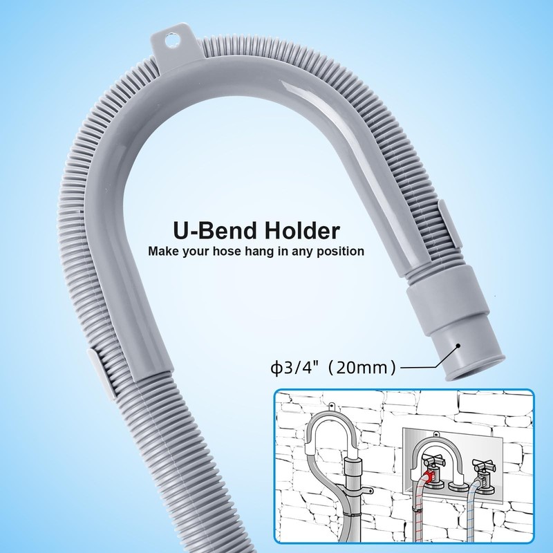 Flexible 3.2 ft Washing Machine Drain Hose Extension Kit, Universal Dishwasher H gallery