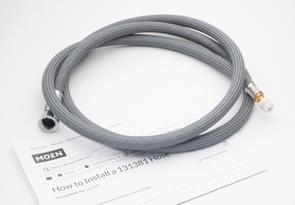 GENUINE MOEN REPLACEMENT 1- HANDLE PULL DOWN QUICK CONNECT HOSE 67 INCH 131381