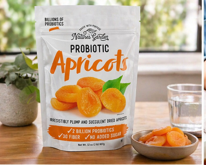 Nature's Garden Probiotic Apricots Plump Dried Fruit 32 oz gallery