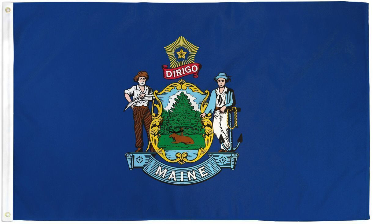 3x5 Maine Flag Polyester State Banner ME 3' x 5' New 100D FABRIC gallery