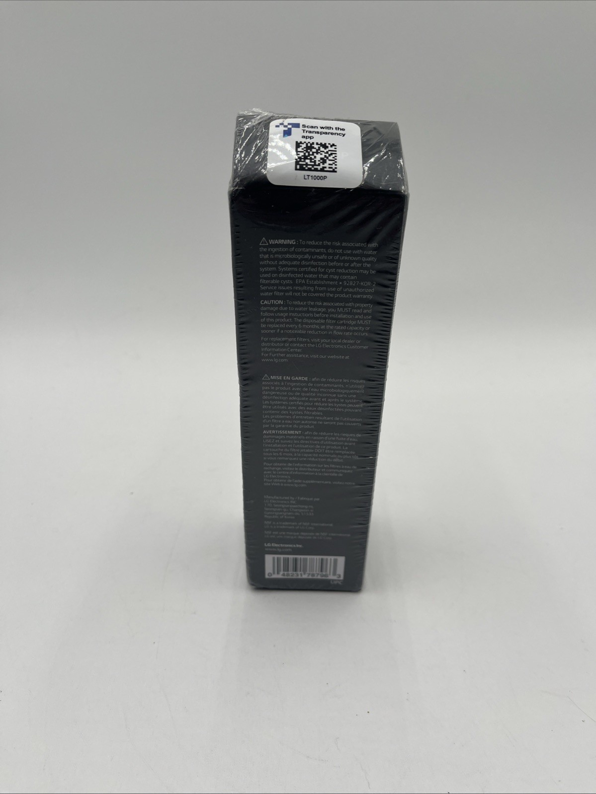LG Water Filter Replacement Cartridge LT1000P/PC/PCS. New Sealed Free Shipping gallery