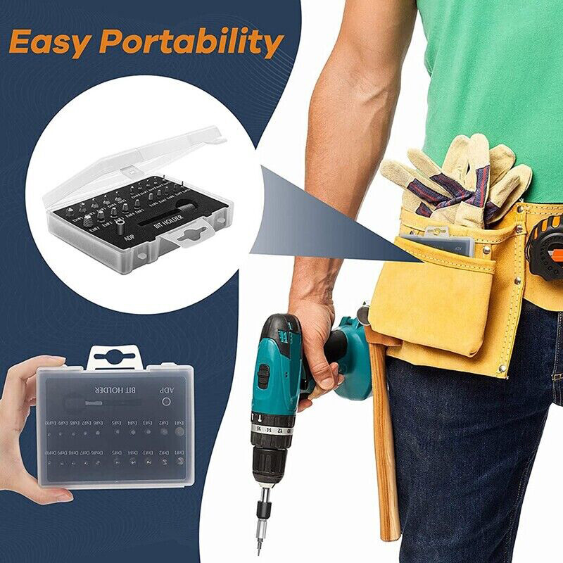 22* Broken Screw Extractor Remover Set Damaged Stripped Easy Out Drill Bits Bolt gallery