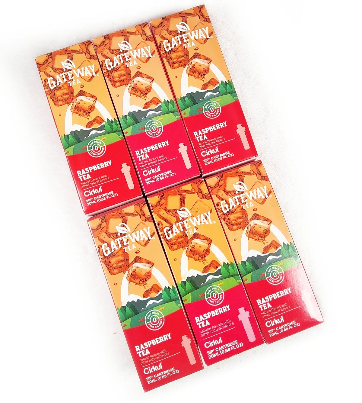 Lot of 6 Cirkul Gateway Raspberry Tea Cartridges NEW Best By 06/2026 or Later gallery