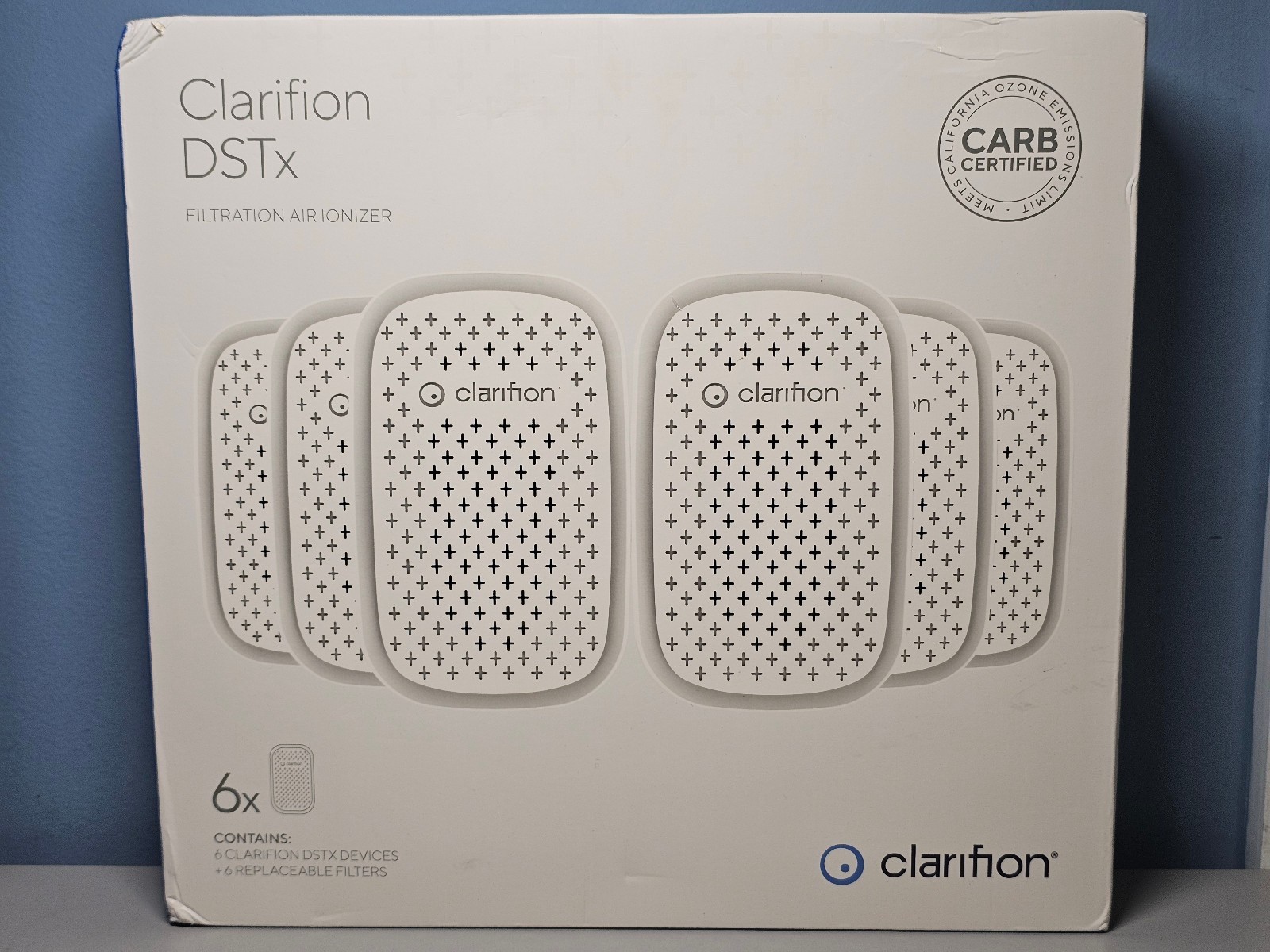 Clarifion DSTx Filtration Air Ionizers (6pk)w/Replaceable Filter(6) New! Sealed! gallery