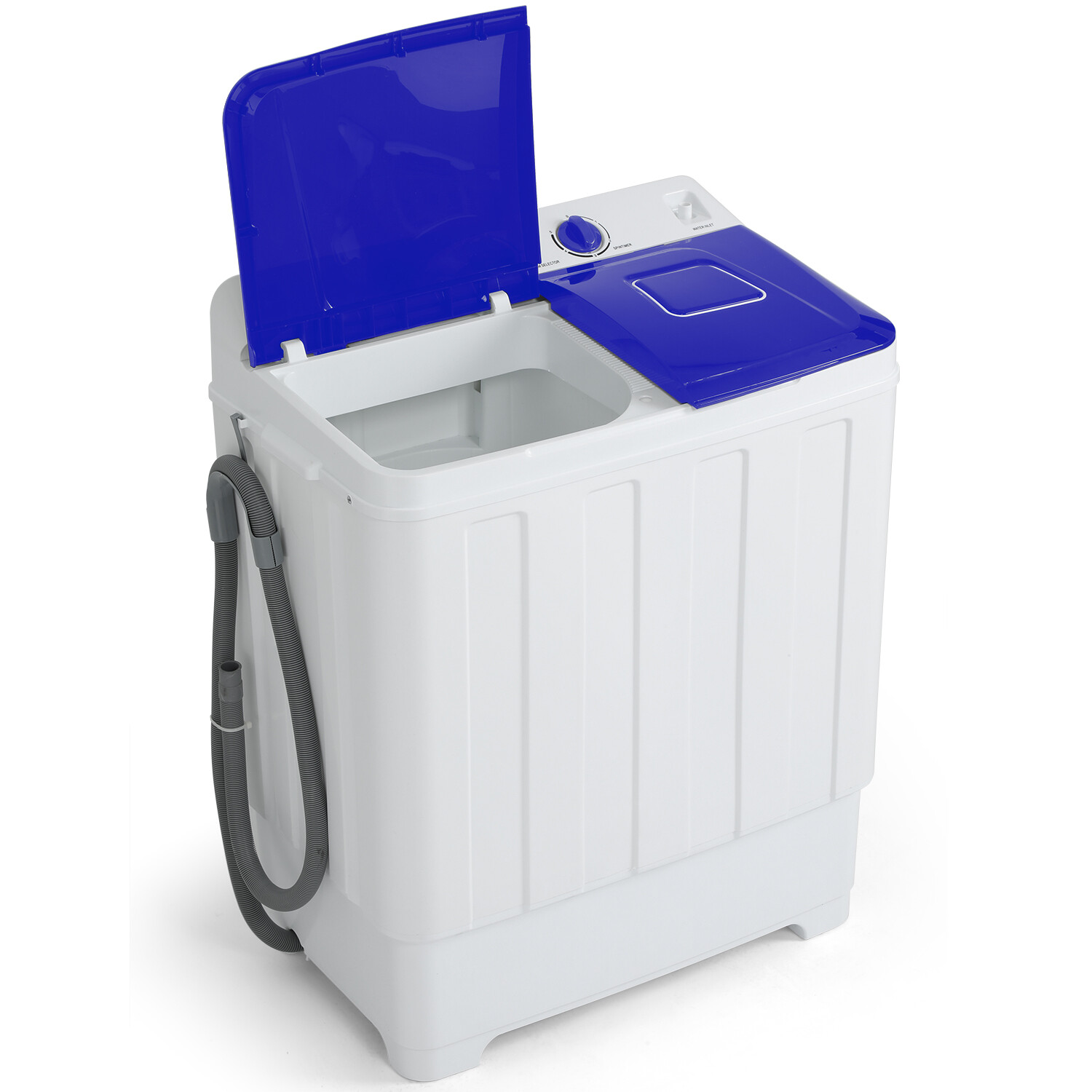 30lbs Washing Machine,19lbs Washer+11lbs Spinner Combo Twin Tub with Drain Pump gallery