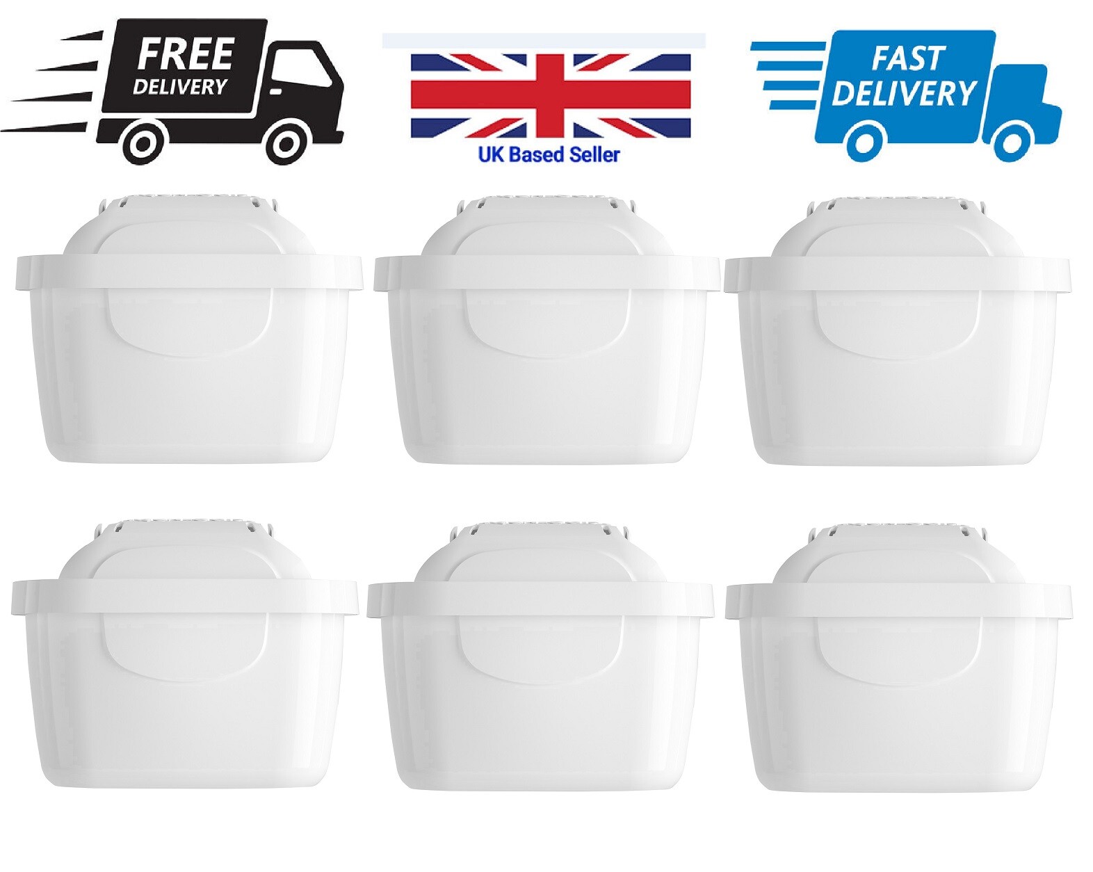 6 Pack for BRITA MAXTRA Water Filter Jug Replacement Cartridges Refills UK Pack gallery