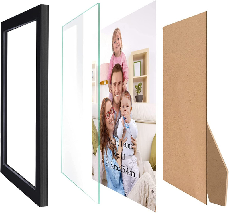 Black 8X10 Picture Frame Bulk Multi 8 X 10 Photo Frames Set for Wall Hanging gallery