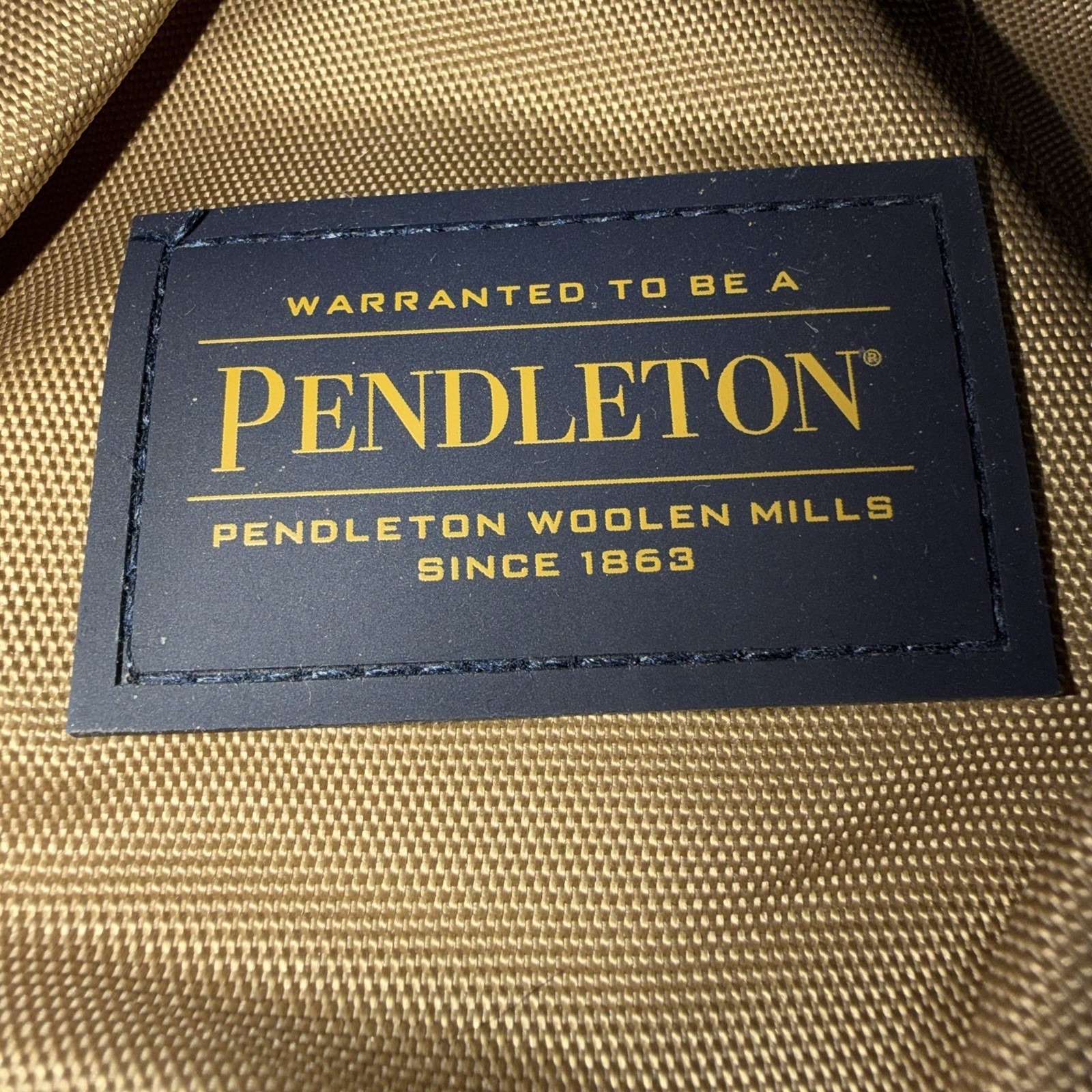 Pendleton Back Pack Canopy Canvas Chief Joseph 19X16 NEW 5