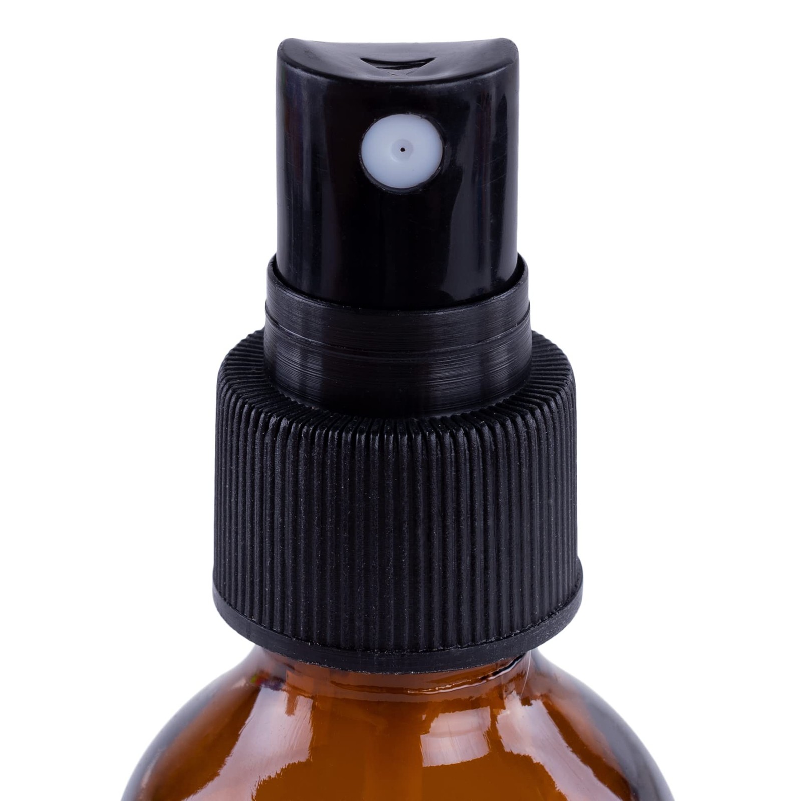 Super Z Outlet 2 oz Empty Amber Boston Round Glass Bottles with Fine gallery