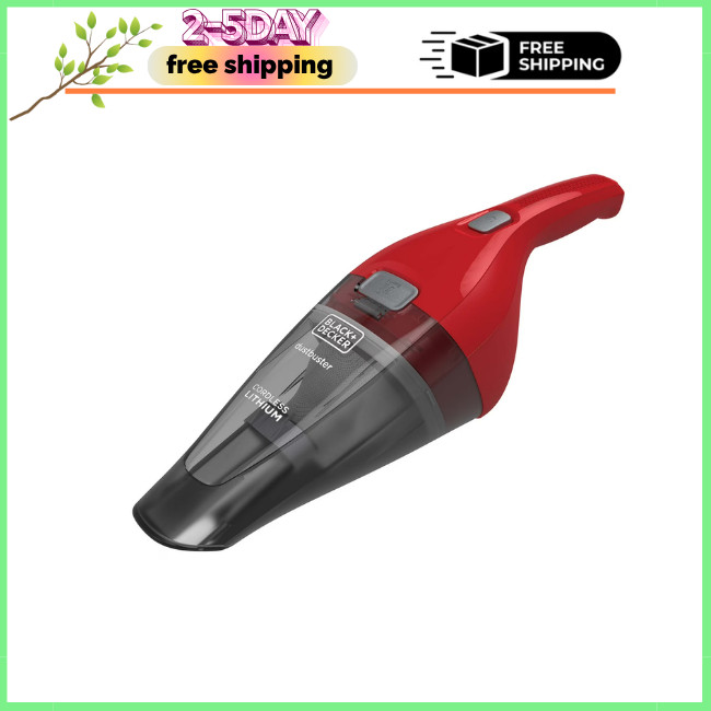BLACK+DECKER Dustbuster QuickClean Cordless Hand Vacuum Red HNVC115JB06 gallery