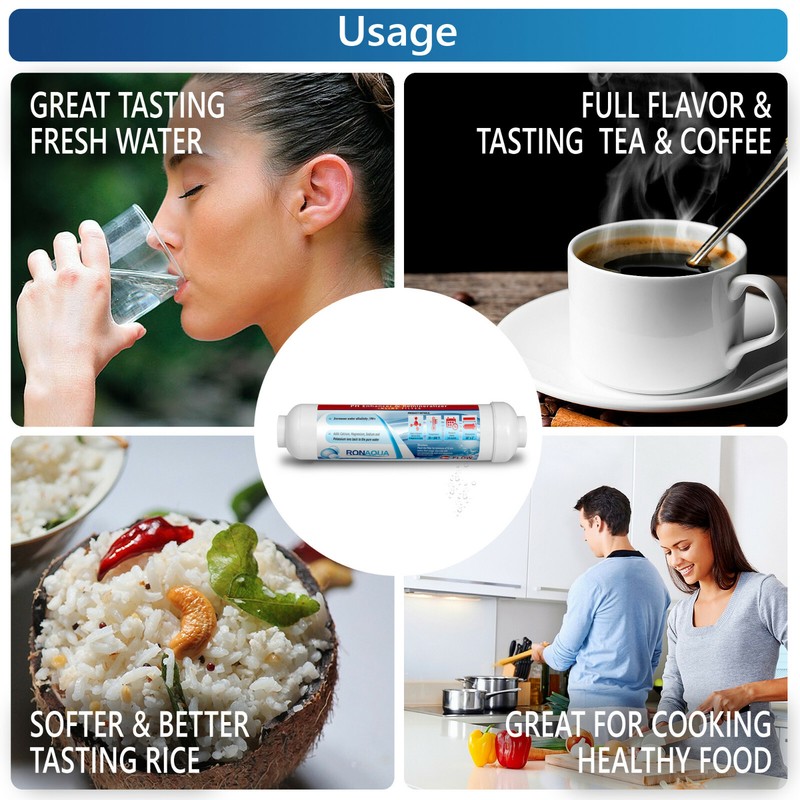 Alkaline in-line Water Replacement Filter - PH Enhancer, and Re-Mineralizer gallery