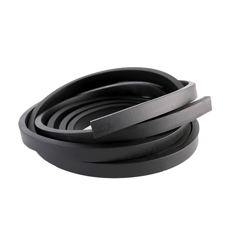 Solid Nitrile NBR Rubber Strip Shockproof Square Sealing Oil Resistant Black gallery