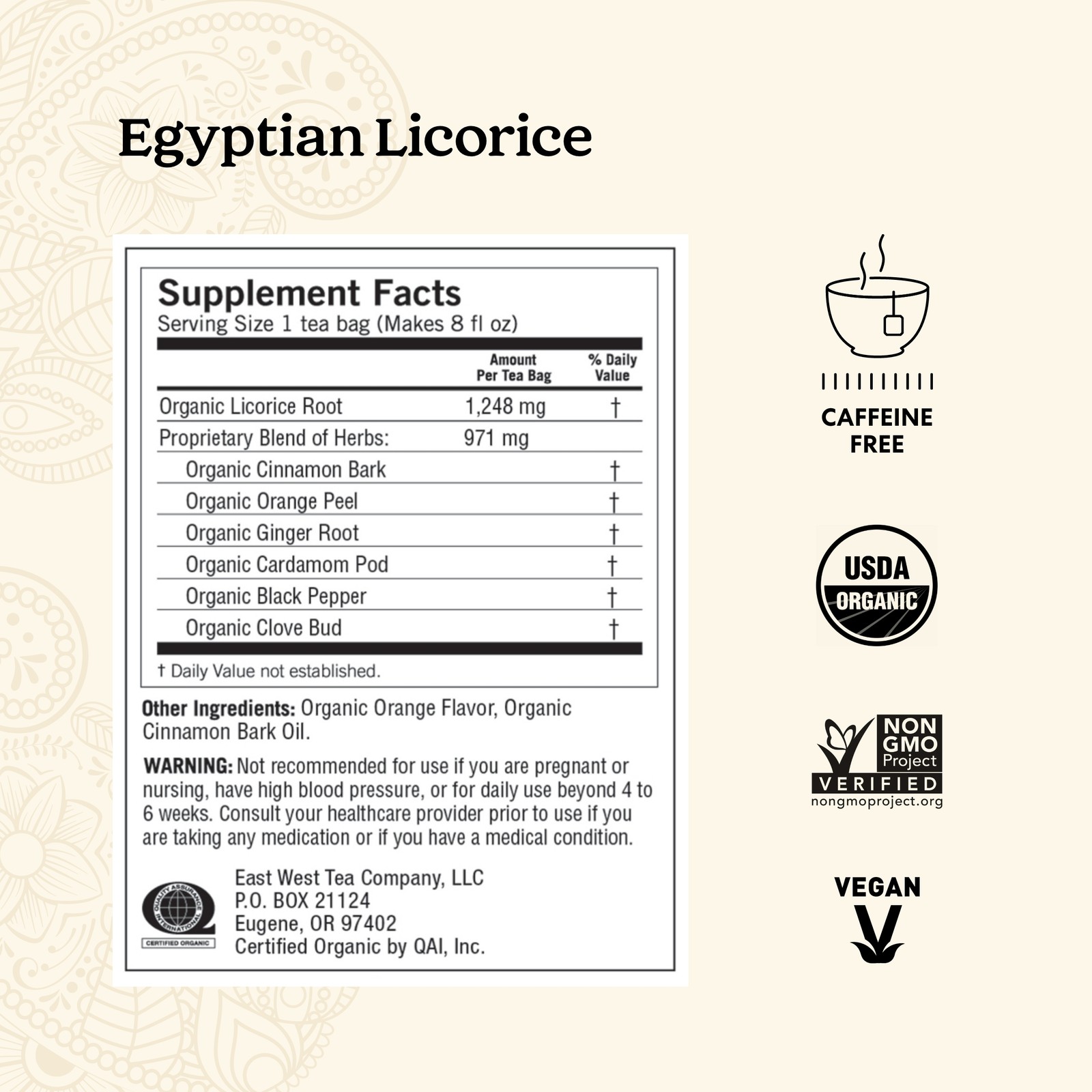 Yogi Tea - Egyptian Licorice Tea (4 Pack) 64 Organic Herbal Tea Bags gallery