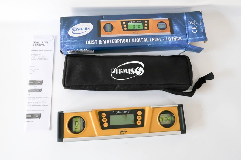 Shefio 10" Digital Level Model R100 Magnetic Torpedo Smart Level & Case gallery