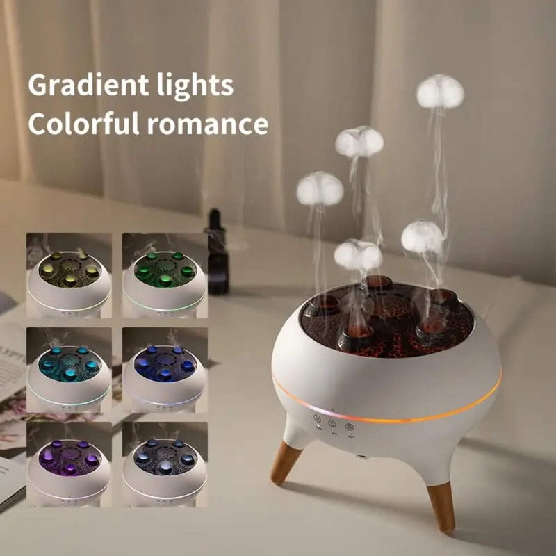Dynamic Jellyfish Air Humidifier 250ml Essential Oil Diffuser Remote Control Bed gallery