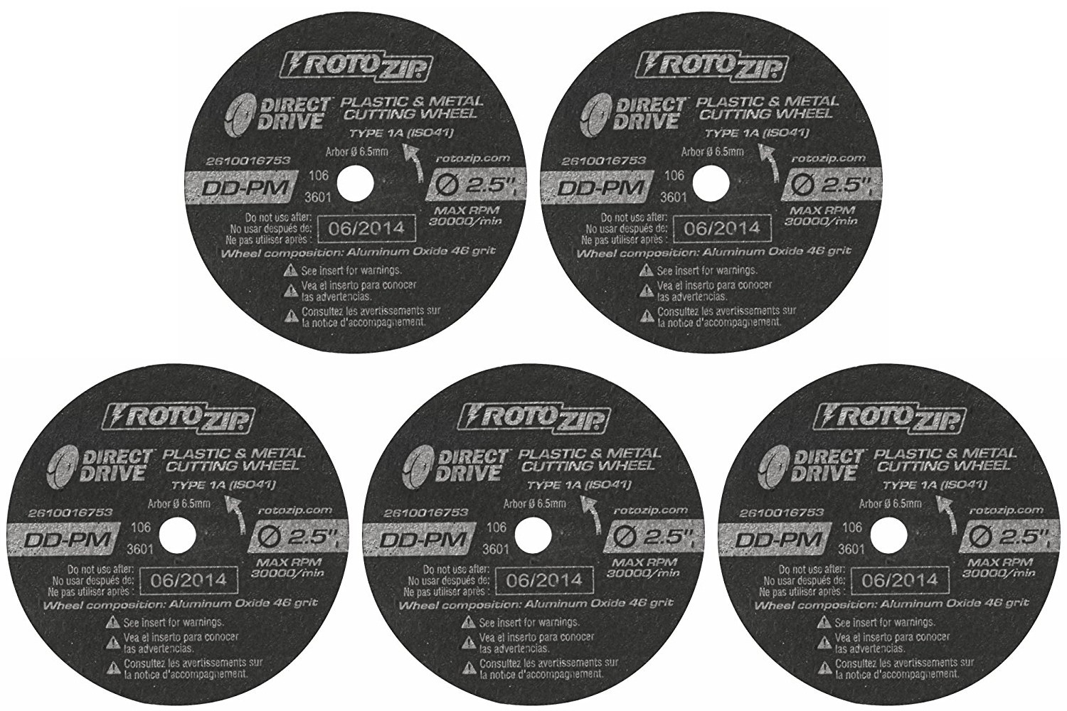 RotoZip Genuine Plastic & Metal Direct Drive Cut-Off Wheels (5pk) - DD-PM5 gallery