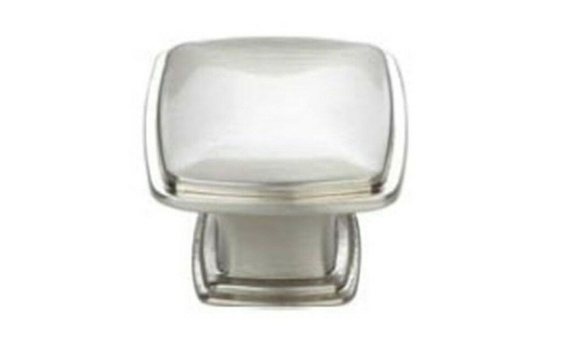 Square Knob Kitchen/Bathroom Cabinet Hardware Brushed Nickel KPT gallery