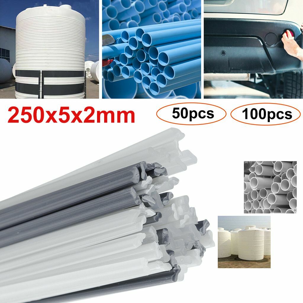 100/50pcs Plastic Welding Rods ABS/PP/PVC/PE Welding Sticks For Plastic Welder gallery