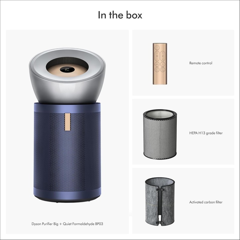 Dyson Purifier Big+Quiet Formaldehyde BP03 (Nickel/Prussian Blue) - NEW IN BOX gallery