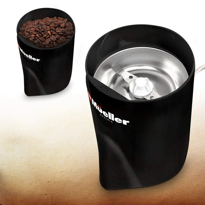 Mueller HyperGrind Precision Electric Spice/Coffee Grinder Mill - Black gallery