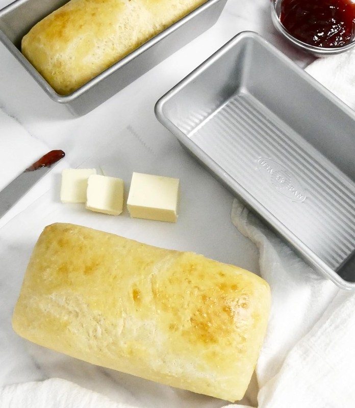 Bakeware Seamless Nonstick Standard Bread Loaf Pan, 8 x 4.5 x 2.75 gallery