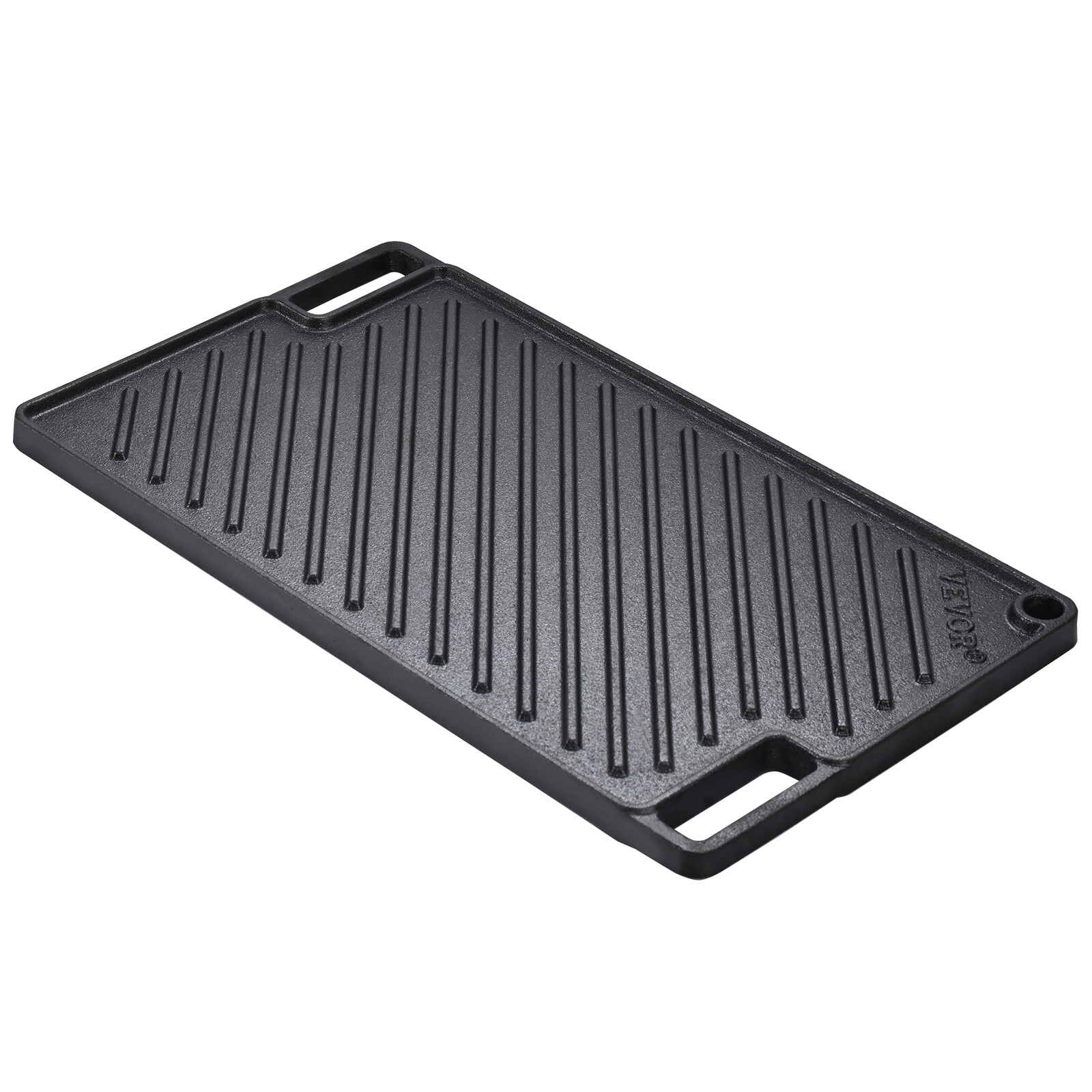 VEVOR 9.7"x16.7" Reversible Grill Griddle BBQ Flat Stove Top Griddle Cast Iron gallery