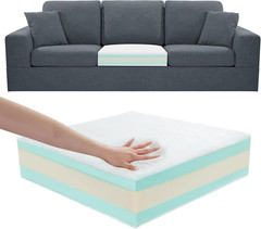 Extra Thickness 5 Layer Couch Cushion Replacement, 24″X27″X6″ Sofa Cushions Repl