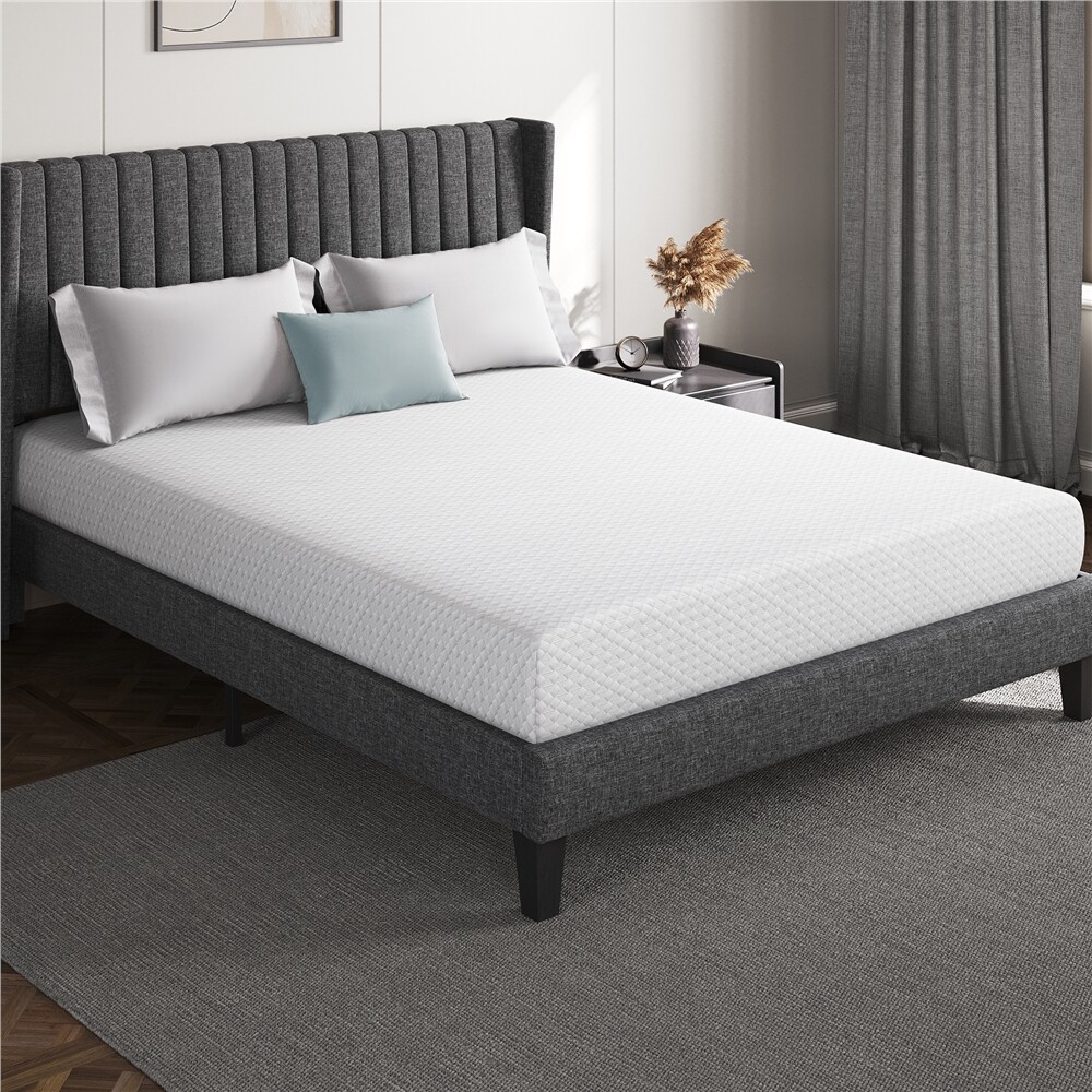 Gel Memory Foam Mattress Green Tea Mattress in a Box CertiPUR-US Certified gallery