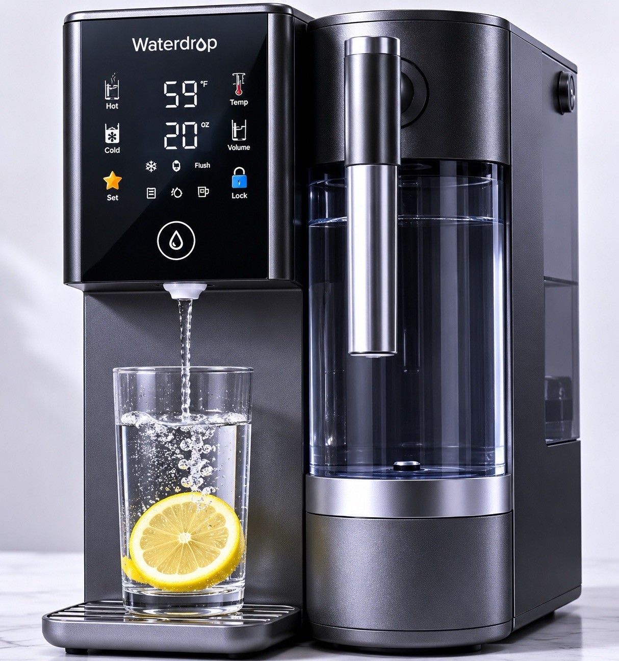 Waterdrop WD-A2G Countertop RO Water Filter Hot & Cold Dispenser Brand New gallery